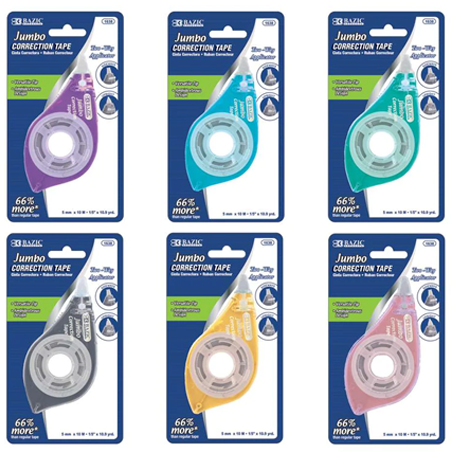 Bazic • "Correction tape" jumbo (1 unidad)